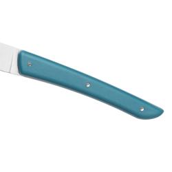 BERKEL | (4 piezas) - Cuchillo filetero - Azul petróleo - 110mm