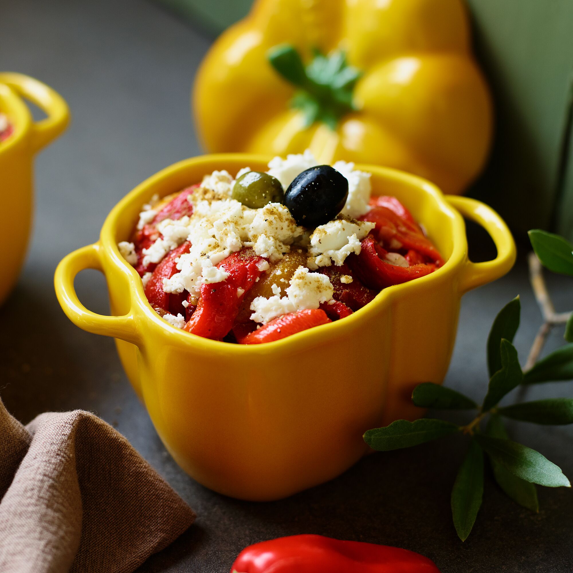 STAUB | CERAMIQUE - Cocotte - Forme poivron - 0,45 litre - Céramique - Jaune