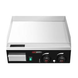 Elektro Bratplatte mit digitalem Display - 2,2 kW - Glatt - Bratfläche: 520x330mm