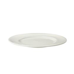 (6 db) LUX | Maastricht - Lapostányér - porcelán - Ø 21 cm - fehér