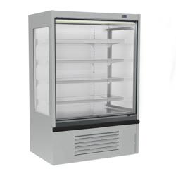 Wandkoelmeubel - 938mm - 341L - met 4 schappen - geforceerde koeling - incl. nachtgordijn