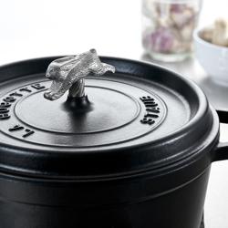 STAUB | La Cocotte Replacement Lid Knob – Round - Stainless Steel - Silver - Fits Ø180–410 mm lids