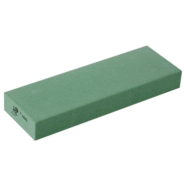 MIYABI | Whetstone Knife Sharpening Stone – 400 Grit - Aluminium Oxide - Green