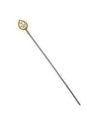 (50 adet) Izgara şişi/ et şişi - Motifli - Uzun - 39cm - Paslanmaz