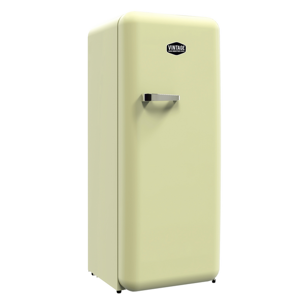 GASTRO-COOL | Chłodziarka retro - 300 litrów - 1 drzwi - Kremowy	
