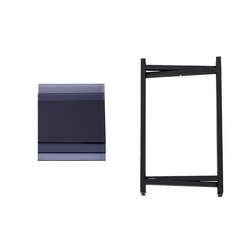 Bijzettafel-/ koffietafel - inklapbaar - 50 x 90 cm