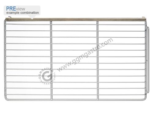 Paire de glissières en inox - pour SAS & POS7 - 20x555x15mm