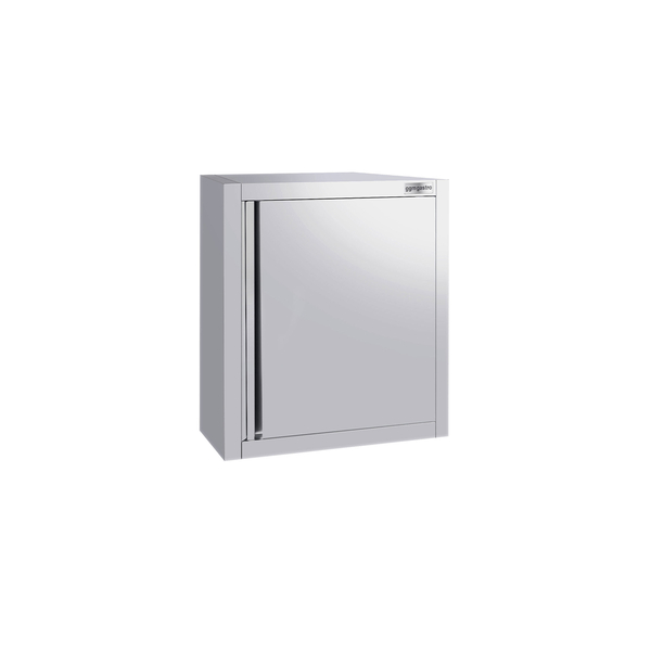 Väggskåp ECO i rostfritt stål - 600x400mm - med gångjärnsdörr - 650mm hög