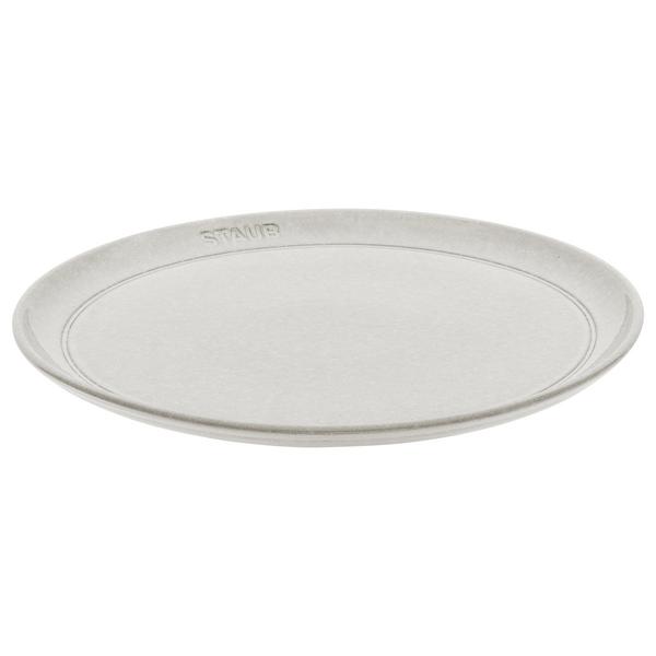 STAUB | DINING LINE - Plato - plano - Ø 260mm - Cerámica - Trufa blanca