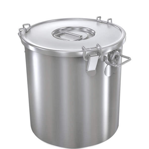 Kapaklı yemek taşıma kabı - Ø 300mm - 22 litre