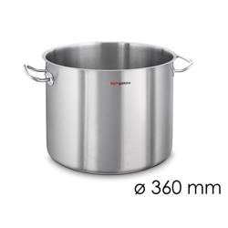 Marmite à Soupe - Acier Inoxydable - 29L - Ø 360mm - Hauteur: 290mm - Compatible induction