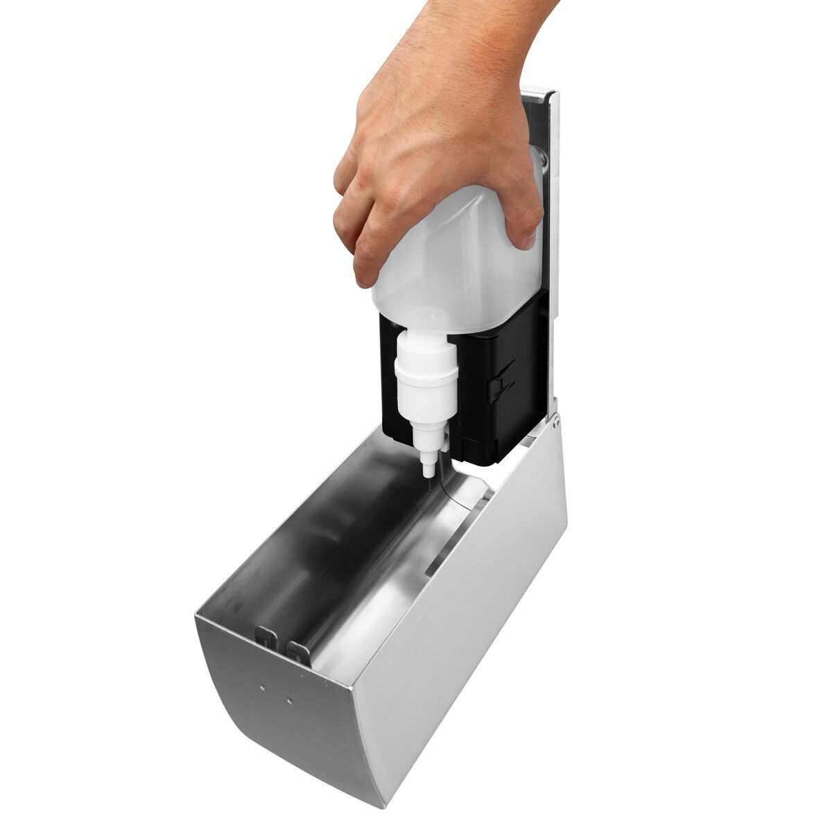 AIR-WOLF – Nettoyant pour siège de WC avec capteur – 500 ml – inox