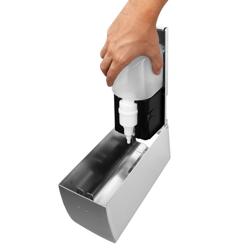 AIR-WOLF - WC-Sitzreiniger mit Sensor - 500ml - Edelstahl