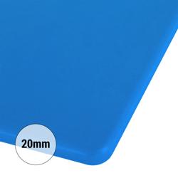 Deska do krojenia PREMIUM - GN 1/1 - 530x325mm - Grubość: 20mm - zgodna z HACCP - Niebieski
