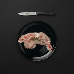 (4 pezzi) BERKEL | Coltello da bistecca - Nero - Lama: 110mm