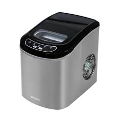 Kostkarka do lodu - wydrążony cylinder - 12 kg/24 godz. - srebrny	