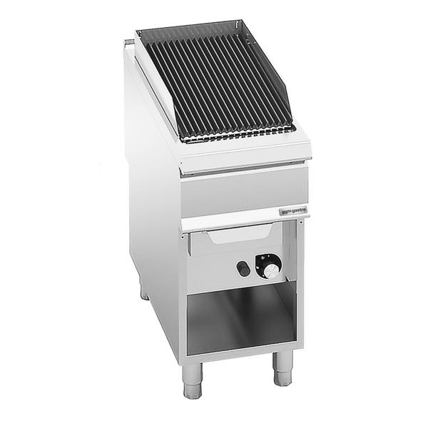 Gas watergrill - 12kW - 0,4x0,9m - Staand model - 900mm diep - RVS - incl. onderstel