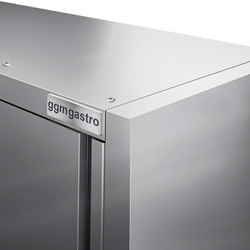 Roestvrijstalen wandkast ECO - 1600x400mm - met schuifdeur - 650mm hoog