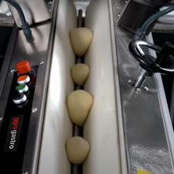 Pekarski zaokruživač tijesta - za tijesto za pizzu i kruh - 1,10 kW - Raspon težine: ~100–2.000 g - 600x2050 mm - max. 3000 kom/h