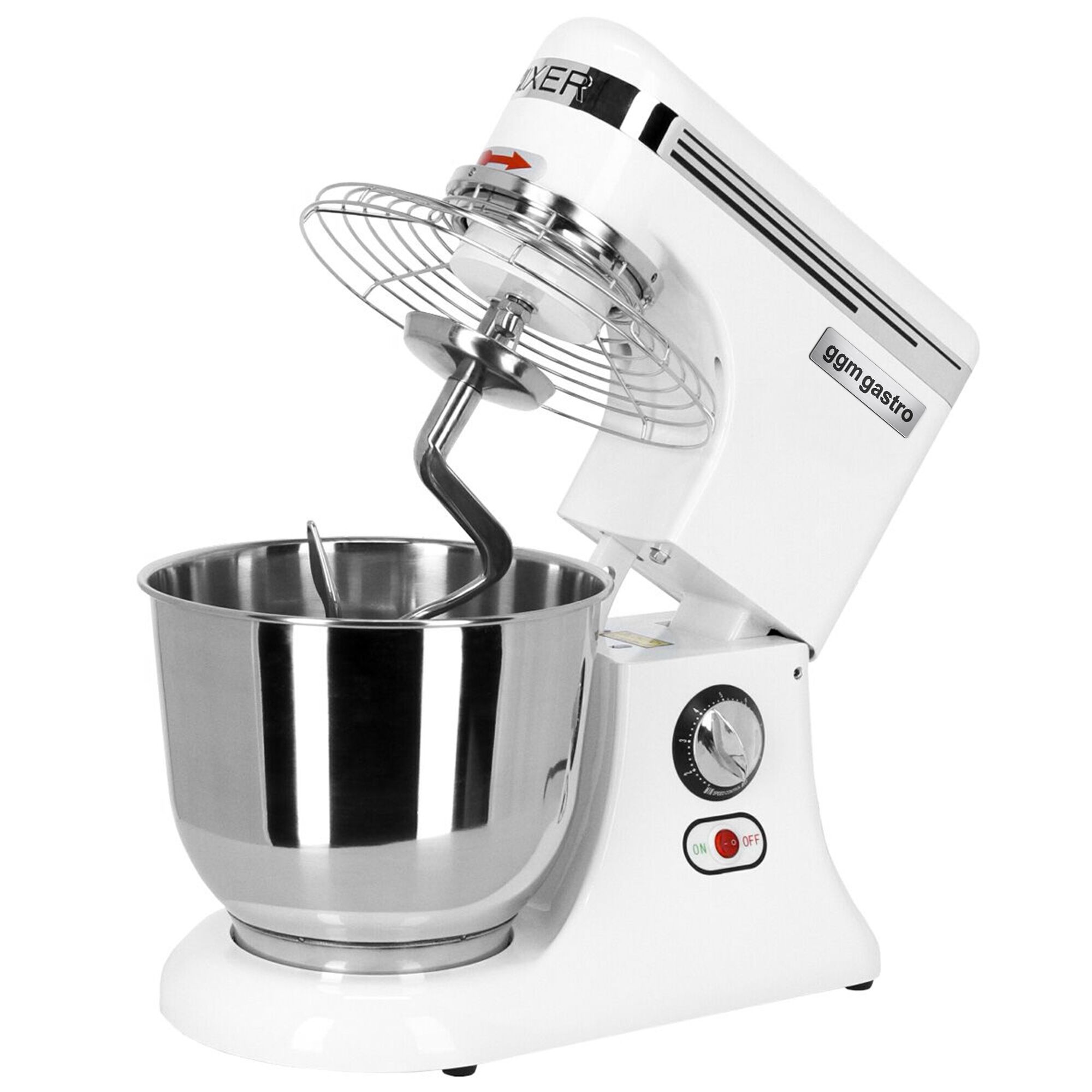 Impastatrice planetaria - 7 litri - 330 Watt - incl. 3 accessori per mescolare 