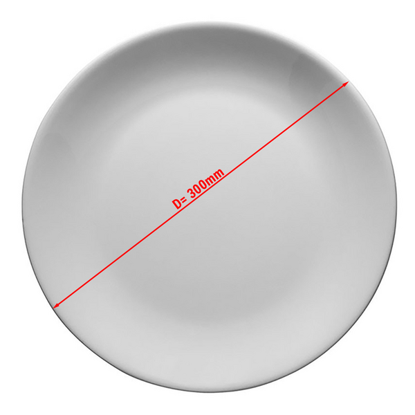 (24 piezas) ENTity - plato plano - plato pizza - Ø 30 cm