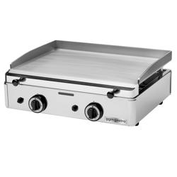 Gasbakplaat - 5,5kW - Glad - Bakoppervlak: 583x395mm