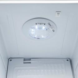 GASTRO-COOL | Frigider minibar - 430mm - 62 litri - cu 1 ușă din sticlă și iluminare LED - argintiu