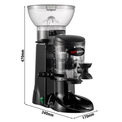 Coffee grinder - 1 kg - 77dB - With doser - Black