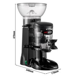 Kaffeemühle - 1kg - 77dB - Mit Dosierer - Schwarz