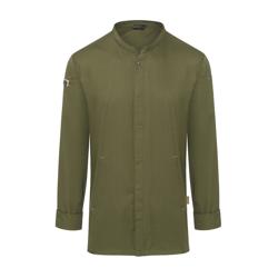 KARLOWSKY | Chaqueta de cocinero Green-Generation - verde musgo - talla: 56