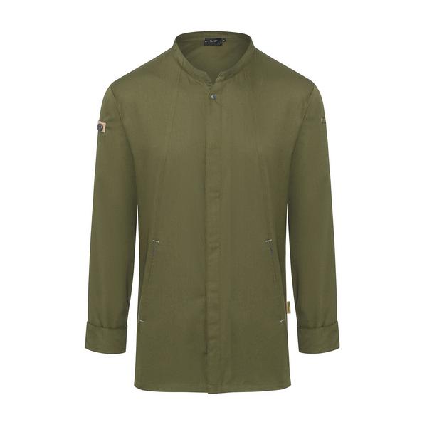 KARLOWSKY | GREEN-GENERATION Chef Jacket – Moss Green - Size 48 - Recycled Polyester