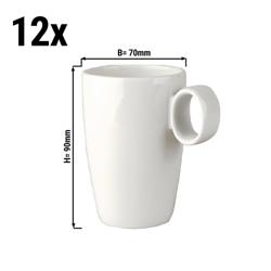 (12 Stück) LUX - Kaffeetasse Maastricht - 210ml - Elfenbein