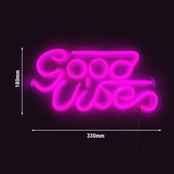  Letrero luminoso LED - buenas vibraciones