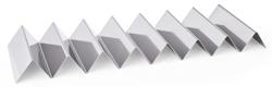 Snackdisplay - met 7 vakken - RVS - 570x170x45mm