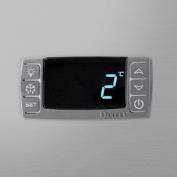 Pizzakylbänk PREMIUM PLUS - 2305x800mm - 3 dörrar - inkl. kylränna - 11x GN 1/4