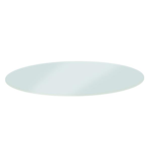 Prateleira de vidro redonda para armário panorâmico