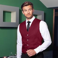 (6 stuks) KARLOWSKY | Heren Gilet Kai - Bordeaux - maat: 48