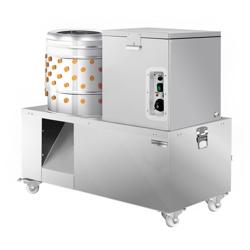 2-in-1 plukmachine met broeiketel voor pluimvee - Trommel Ø 550mm