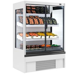 Estante refrigerada - 1,02 x 0,88 m - com 2 prateleiras e espelho