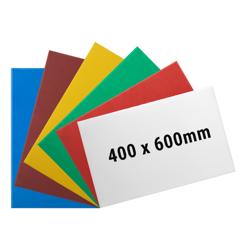 Snijplank-set - 600x400mm - Dikte: 20mm - Polyethyleen - Multicolor - Vaatwasmachinebestendig - HACCP-conform