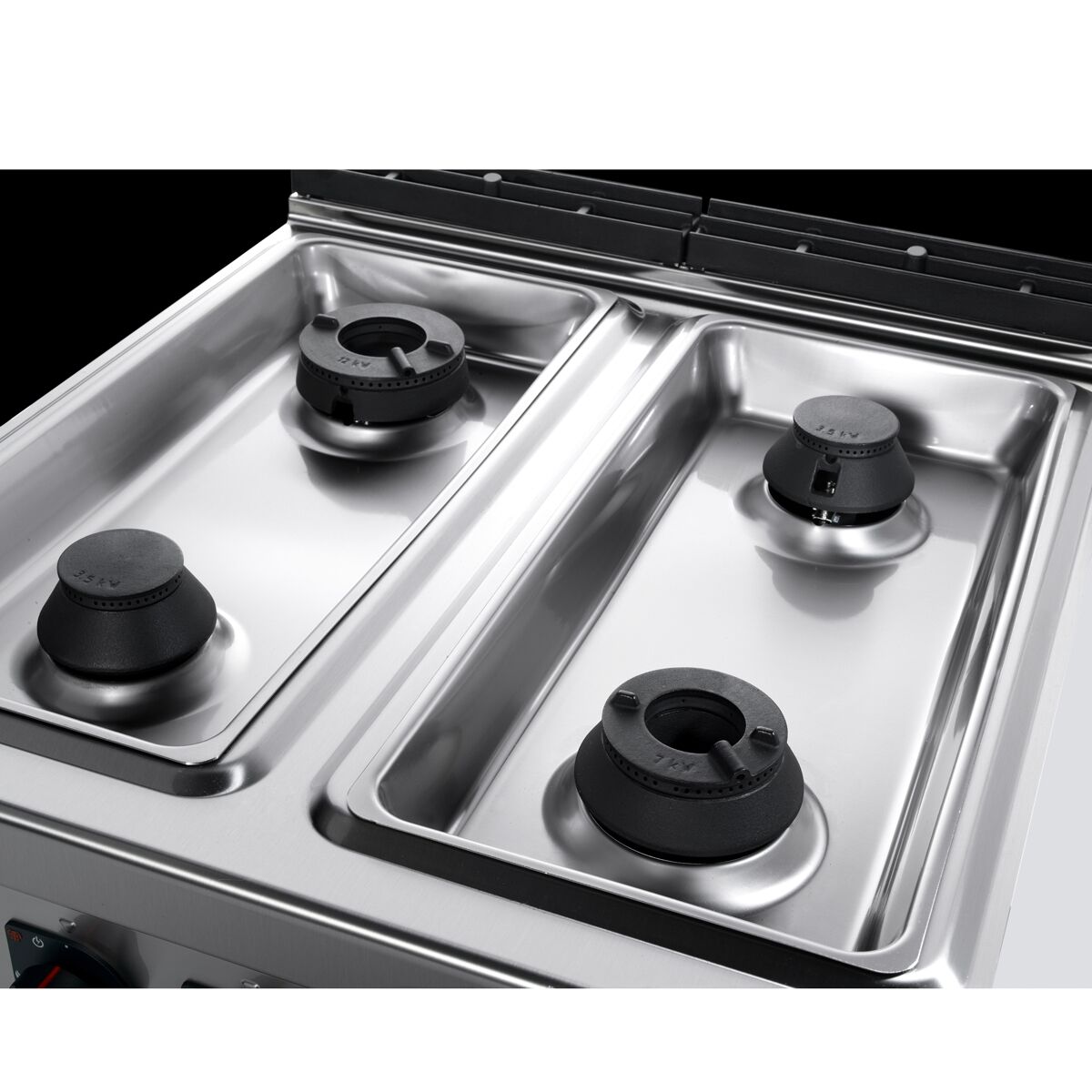 Fourneau à gaz – 28 kW – 4 brûleurs