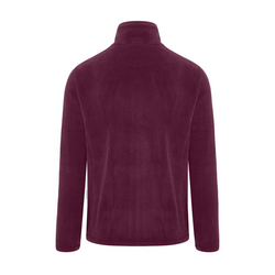 KARLOWSKY | Arbetskläder för män -Fleecejacka Warm-Up - Aubergine - Storlek: 3XL
