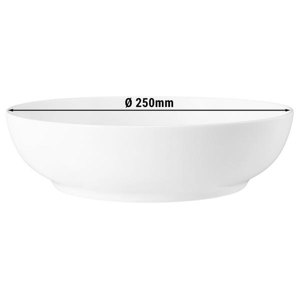 SELTMANN WEIDEN | Coup Fine Dining Porcelain Soup/Salad Bowl Ø 25 cm – White – High-Gloss – Microwave & Oven Safe