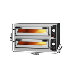 Pizzaugn - 4+4x 30cm - Manuell