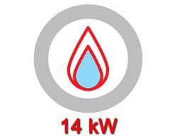 Grill gazowy z kamienia lawowego - 14 kW - Uchylny ruszt grillowy	