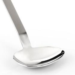 (4 pieces) Stainless Steel Sauce Ladle Set – 270 mm Length - Ø 63 mm Bowl