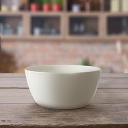 (6 db) Tál - Lux - porcelán - 2 l - kerek - Ø 210 mm - stapelolható, mikrohullámú sütőbe és sütőbe tehető, mosogatógépben mosható - elefántcsont