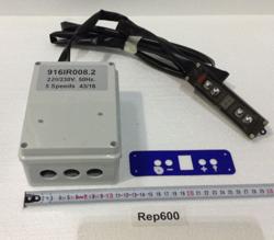 Extractor Hood Speed Controller - 5-step motor+light - digital - 1000 W 230 V - WLS/KLS/WHIE/KHIE