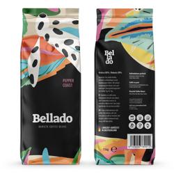 BELLADO | Koffiebonen "Pepper Coast" - 12x 1kg - 80% Arabica & 20% Robusta