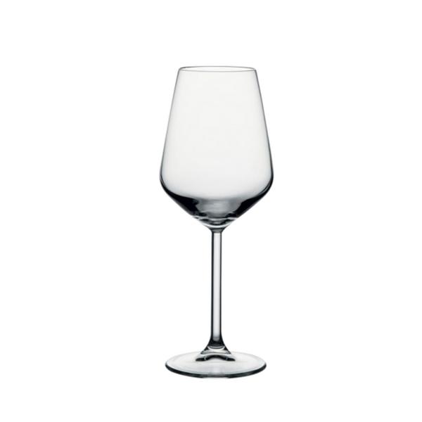 (6 pcs) Wine glass - ALLEGRA - 350 ml - Clear